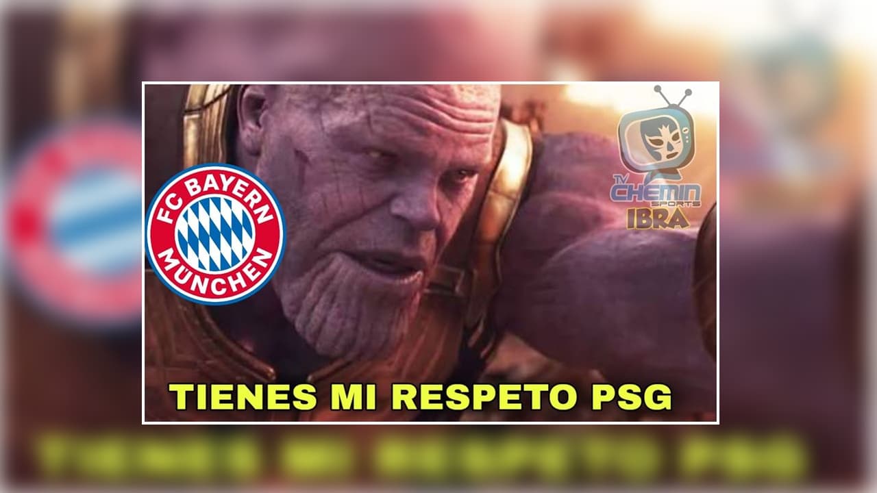 El PSG caen 0-1 en la final da la UEFA Champions League frente al Bayern Múnich, y los memes acabaron con el cuadro parisino.