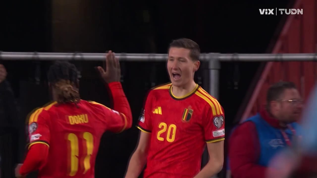 Gol de vestidor: Vanaken adelanta a Bélgica en los Qualifiers