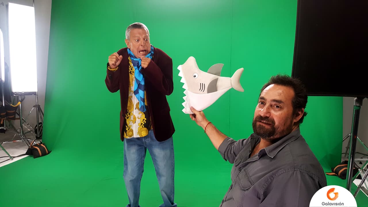 Frankie fue sorprendido por un "temible" tiburón.