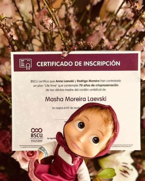 Masha es un nombre importante para la pareja: es el favorito de Ana, porque es el diminutivo de María en ruso, y el nombre de la mamá y de la hermana de Rodrigo.