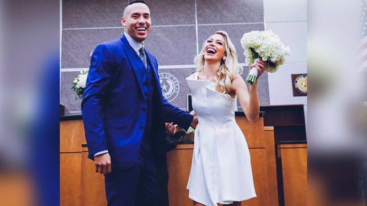 Carlos Correa y Daniella Rodríguez contraen matrimonio en una corte de Houston