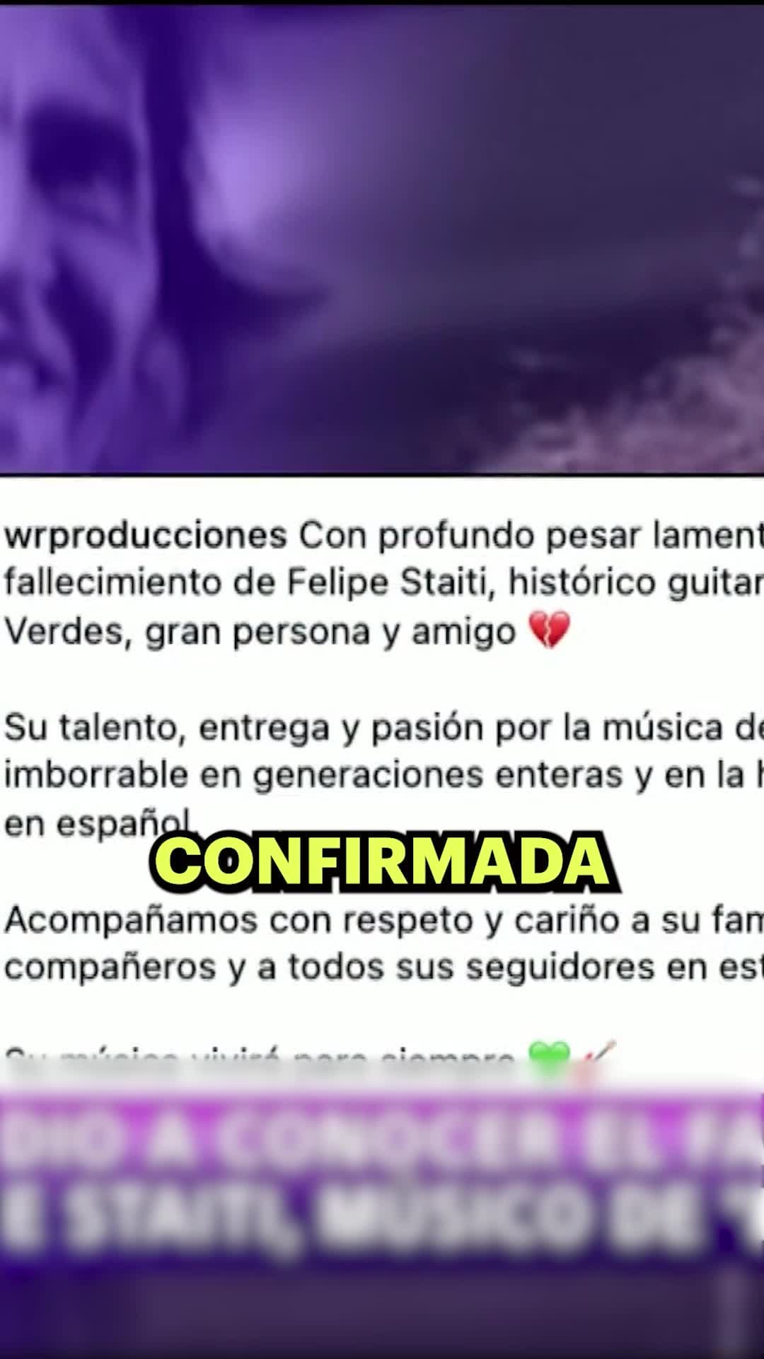 Muere Felipe Staiti, guitarrista y fundador de Los Enanitos Verdes