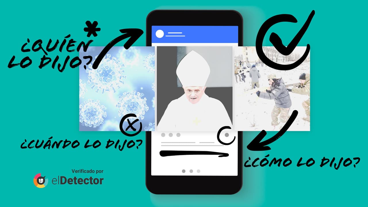 Benedicto XVI no falleció: así puedes verificar esos mensajes falsos que "matan" a una personalidad