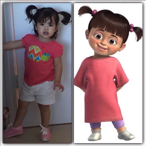 Cualquier parecido a la realidad es mera coincidencia. Así luce Giulietta cuando su papá la viste y peina (Octubre 23, 2016)