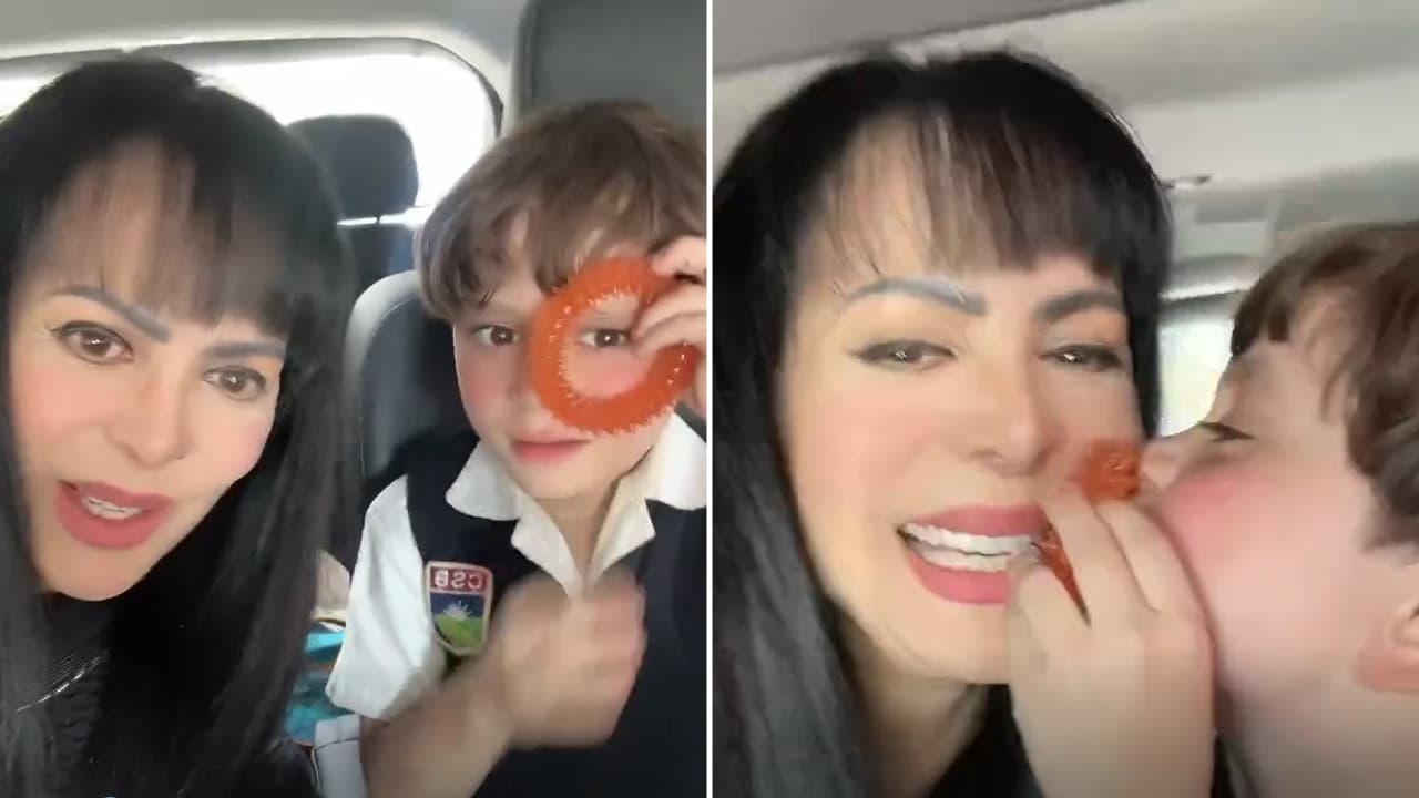 Maribel Guardia se deja ver felz con su nieto tras la muerte de su hijo Julián Figueroa.