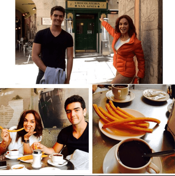 "Desde muy chiquitoestuvo en clases de tenis, en clase de Tae Kwon Do, fútbol, natación, todo", dijo la ex Miss Universo.