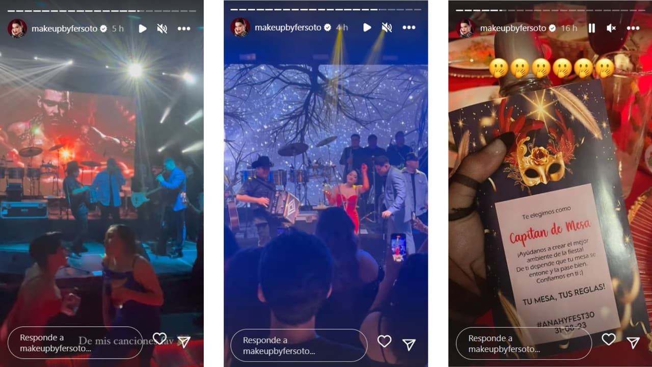 Daisy Anahy cantó al lado de Eduin Caz en su fiesta de cumpleaños.