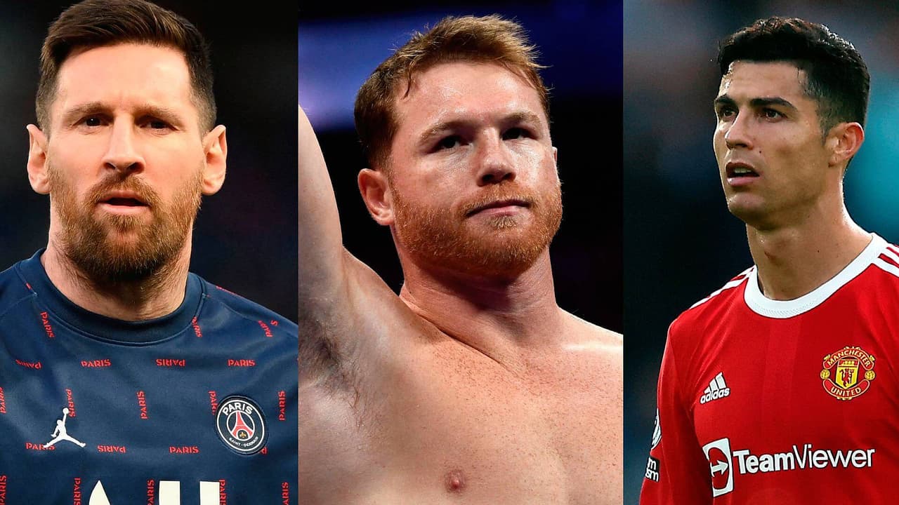 Canelo se ubica en Top 10 de mejores pagados del mundo junto con Messi y Cristiano Ronaldo