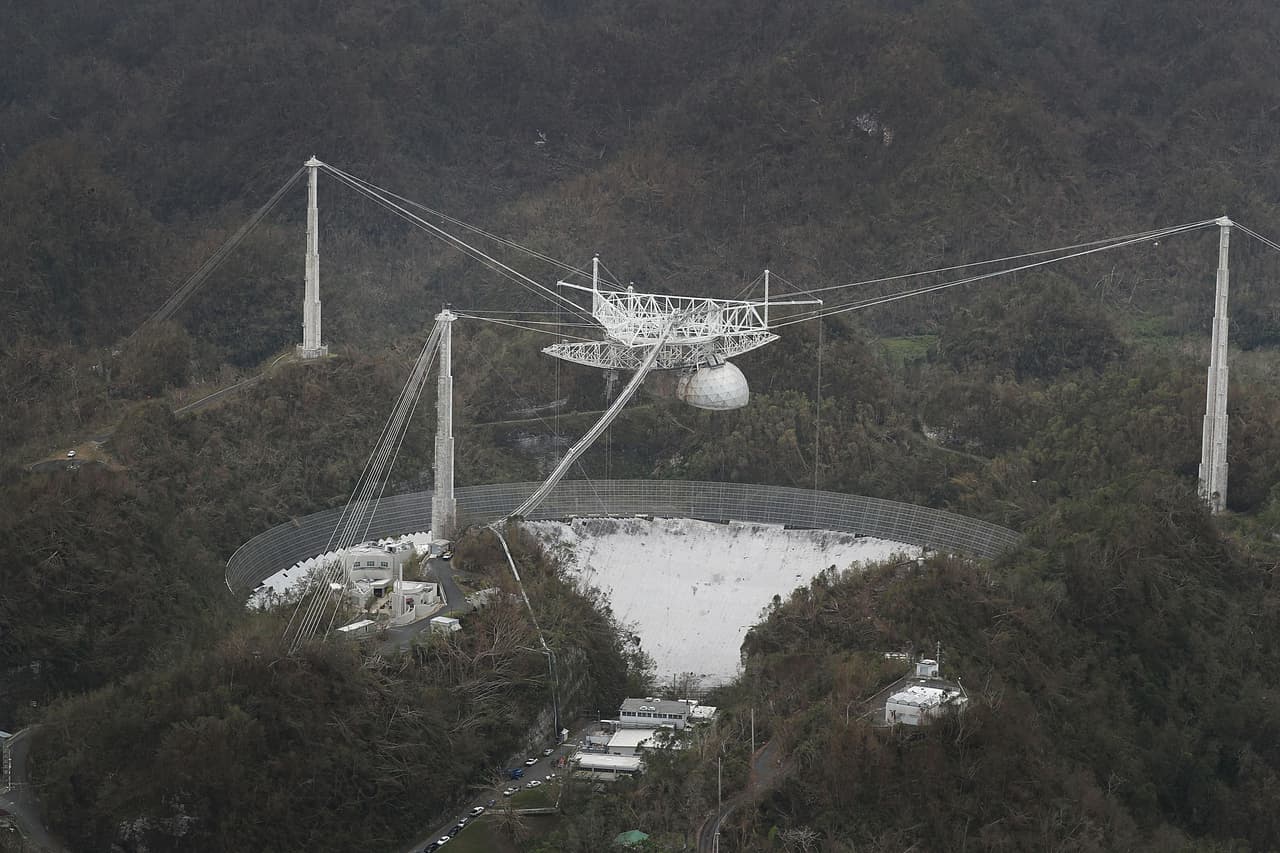 El Observatorio de Arecibo fue construido hace 57 años, en el 1963.
