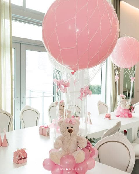 Compartió cada detalle del baby shower con sus seguidores.