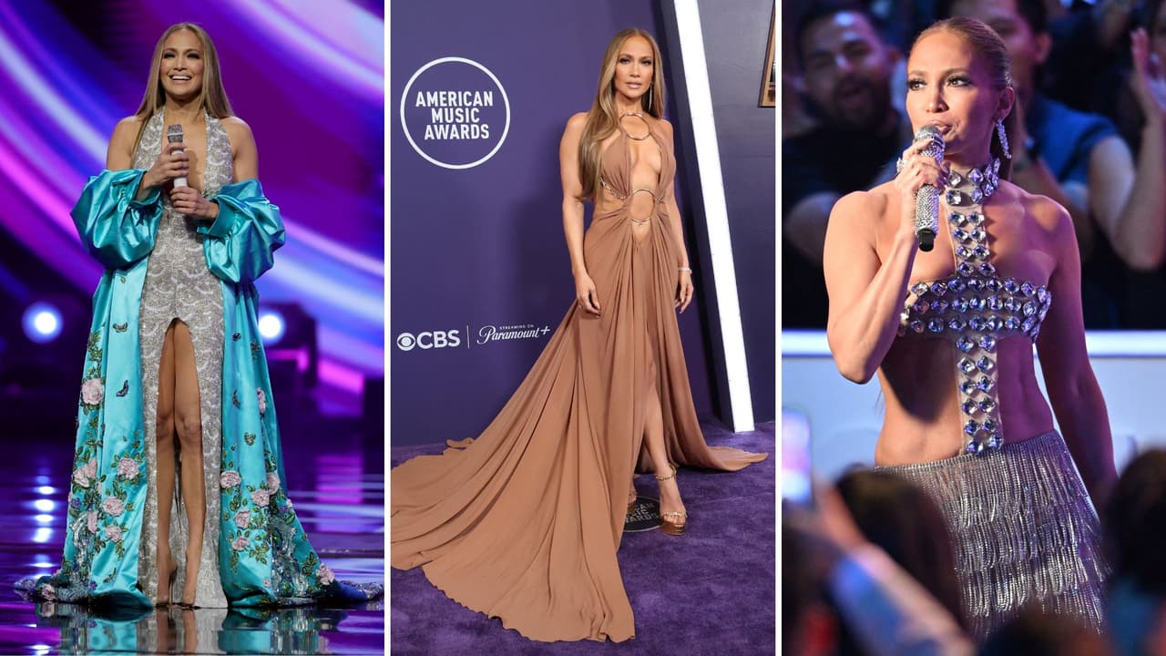 JLo 'looks' AMAs 2025.