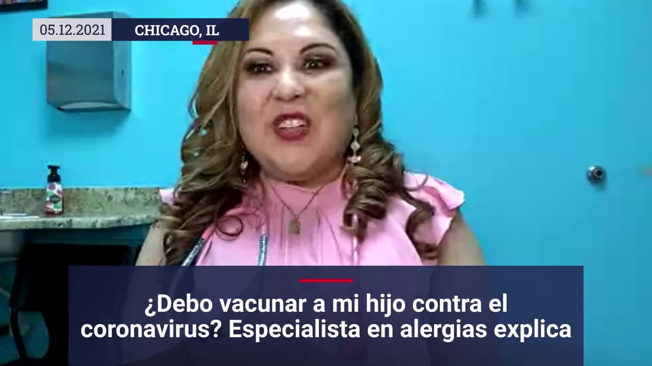 Los estudios de caso en los jóvenes que recibieron la vacuna reportaron efectos secundarios parecidos a los que experimentan los pacientes mayores de 16. La doctora Juanita Mora, Alergóloga e Inmunóloga en el Chicago Allergy Center explica cuáles son los posibles riesgos en los menores de 12 a 15 años.