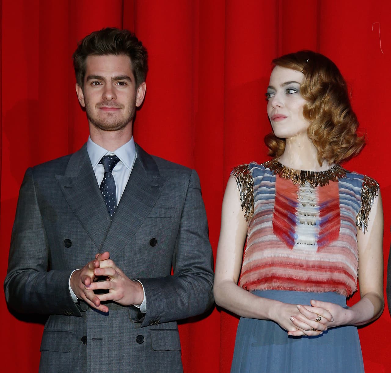 Siempre coqueteaban en los eventos.