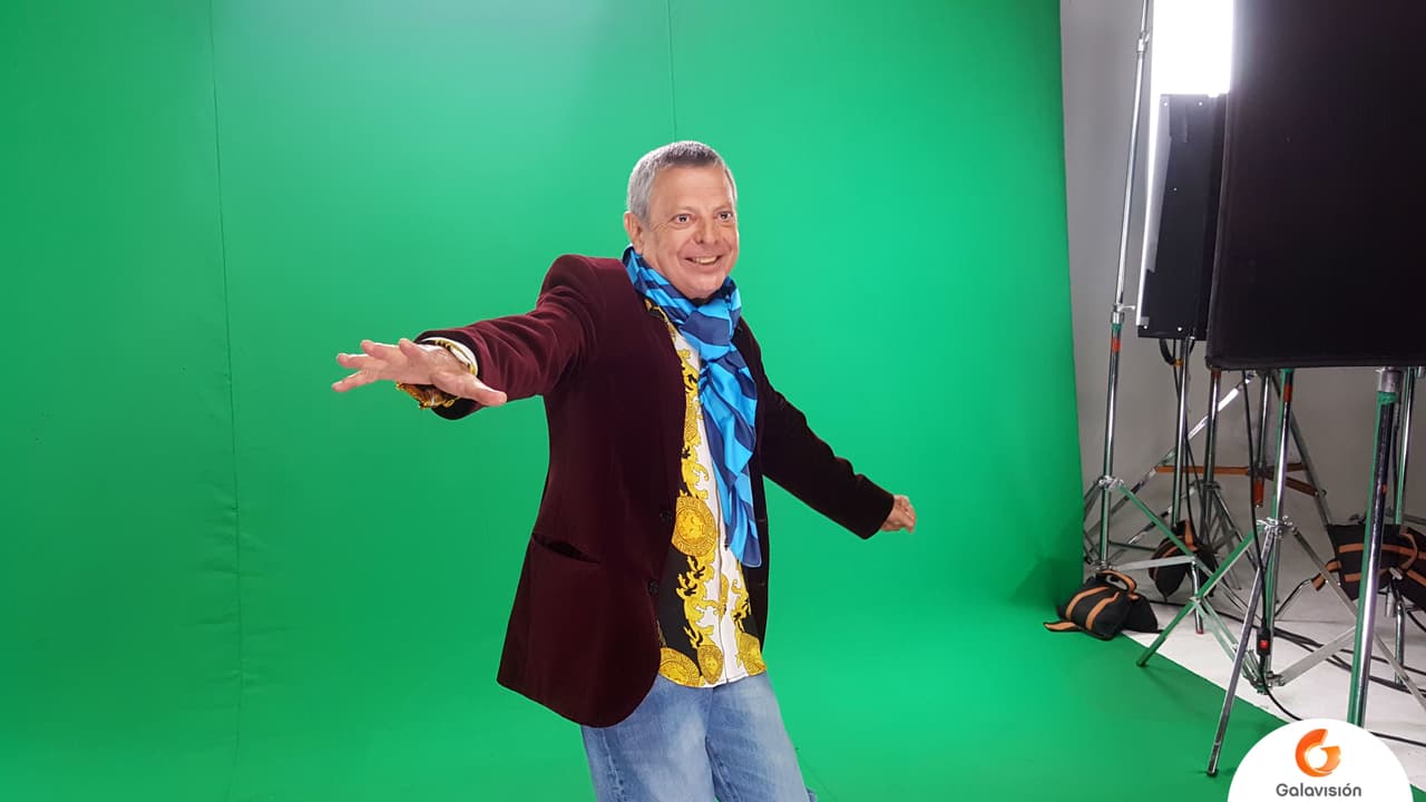 Con la mejor actitud comenzó las grabaciones.