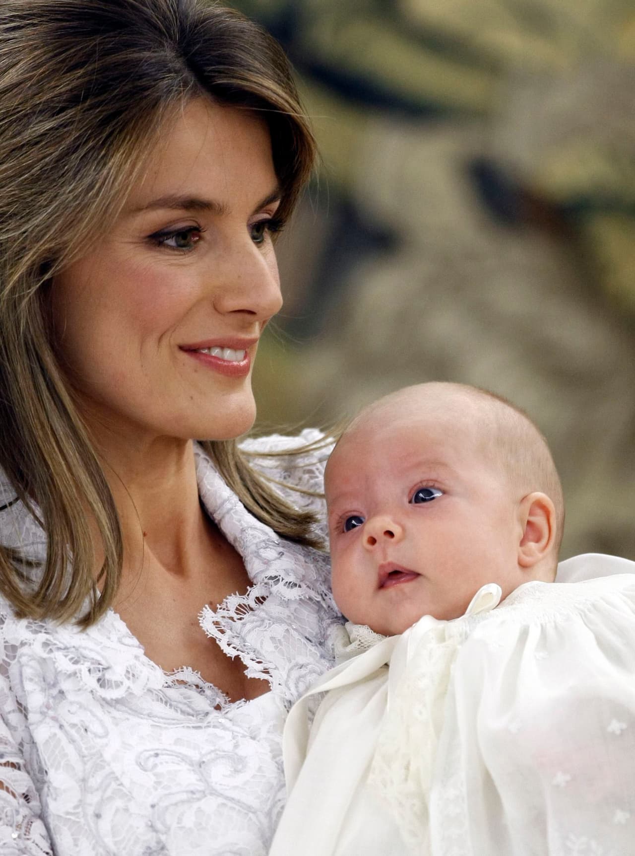 Su bautizo fue el 5 de juio de 2007 en el Palacio de la Zarzuela, en Madrid, España.