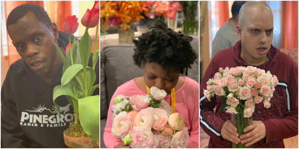 Otros más llegaron a las manos de hombres y mujeres con problemas mentales que reciben cuidados especiales en el Unique People Services.