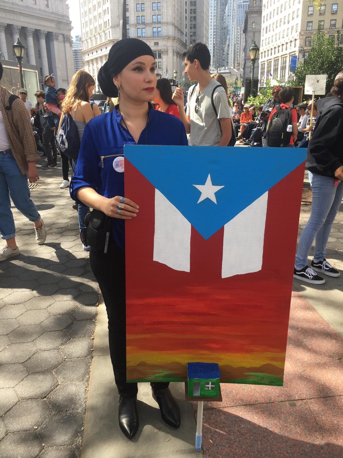 La representación latina en la marcha era de esperar.