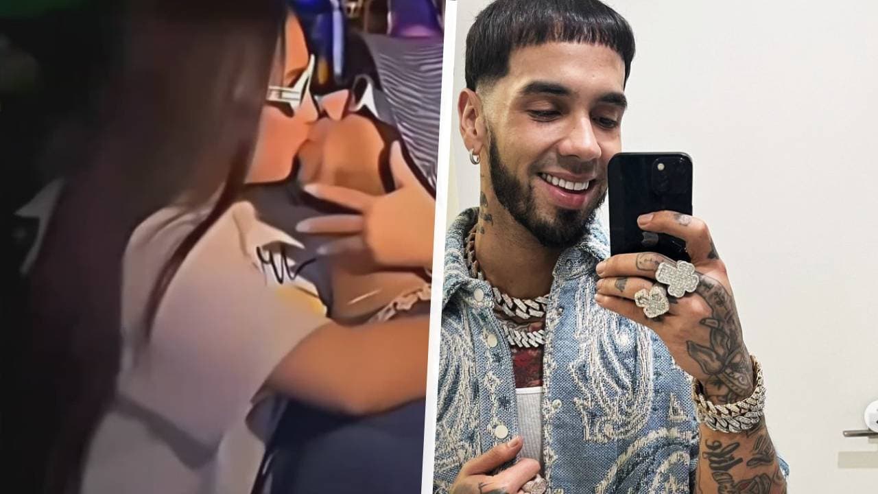 Anuel AA no se cansa de presumir a su nuevo amor con tremendos besos