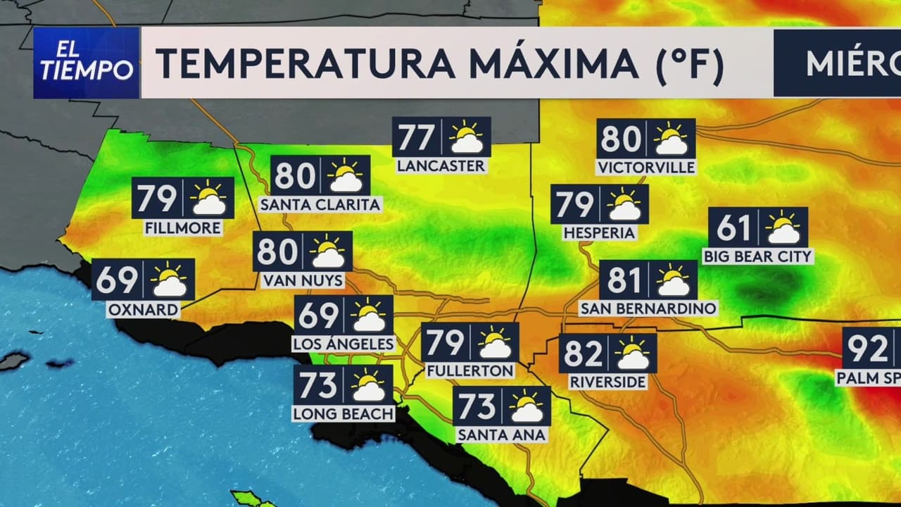 Pronóstico del tiempo hoy en Los Ángeles: día caliente con viento; El termómetro alcanzará 80 °F