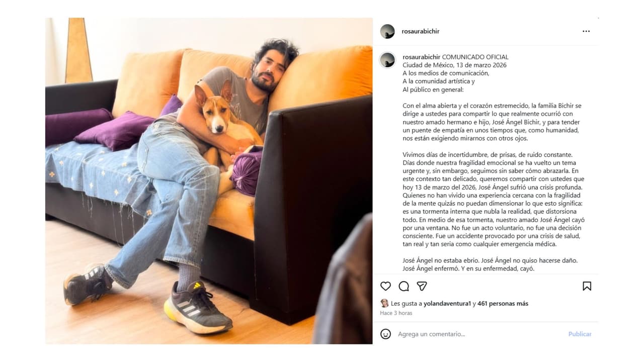 Comunicado sobre la salud de José Ángel Bichir.