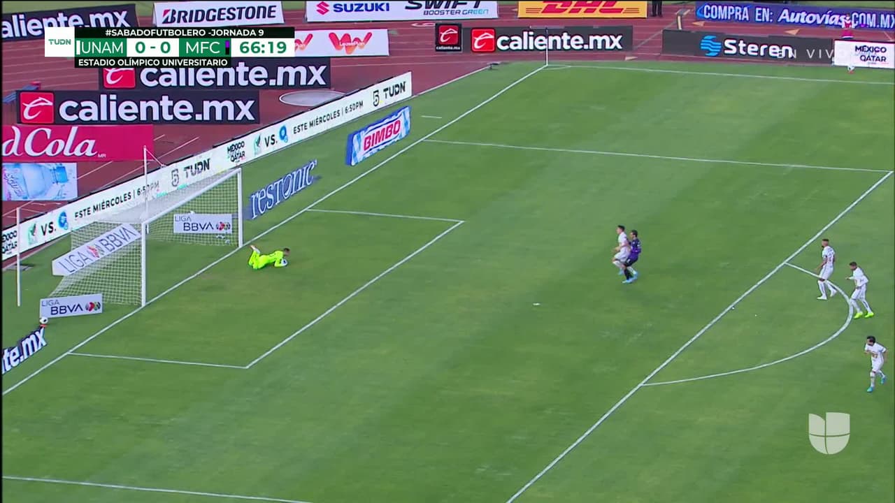 ¡TIRO ATAJADO! disparo por Bryan Colula.