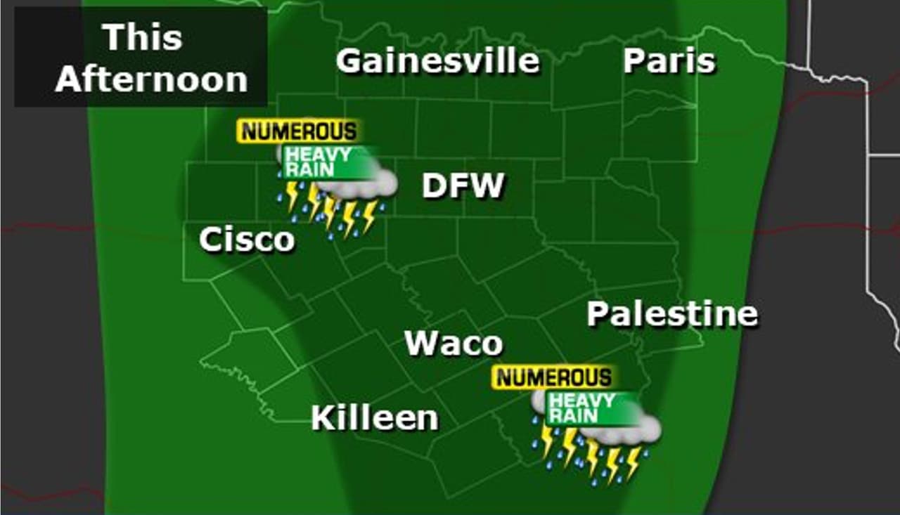 Zona bajo riesgo la tarde de este domingo 12 de mayo.