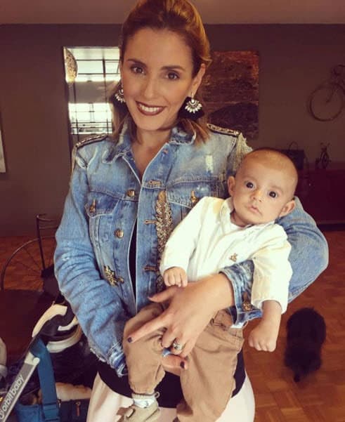 Mariano ha llegado para iluminar la vida de la actriz, quien no parece que hace poco tiempo se convirtió en madre.