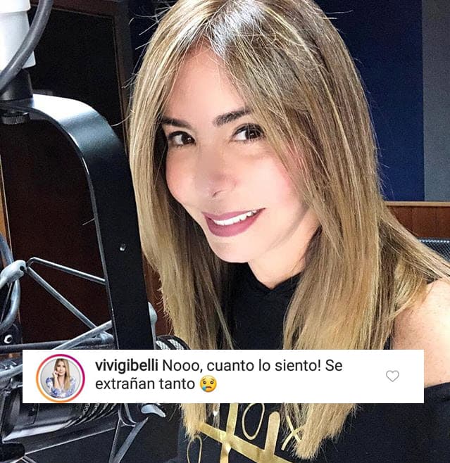 La comunicadora y actriz Viviana Gibelli le mandó su más sentido pésame a su compatriota.