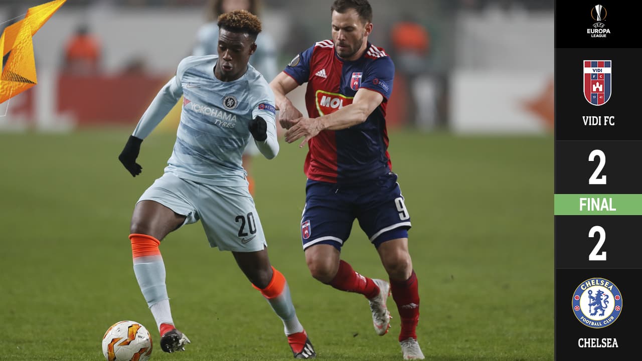 En partido lleno de golazos, Vidi FC y el Chelsea empataron en Hungría