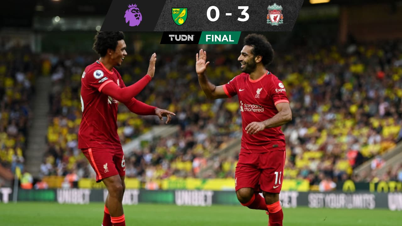 El conjunto del Liverpool golea a Norwich de visitante