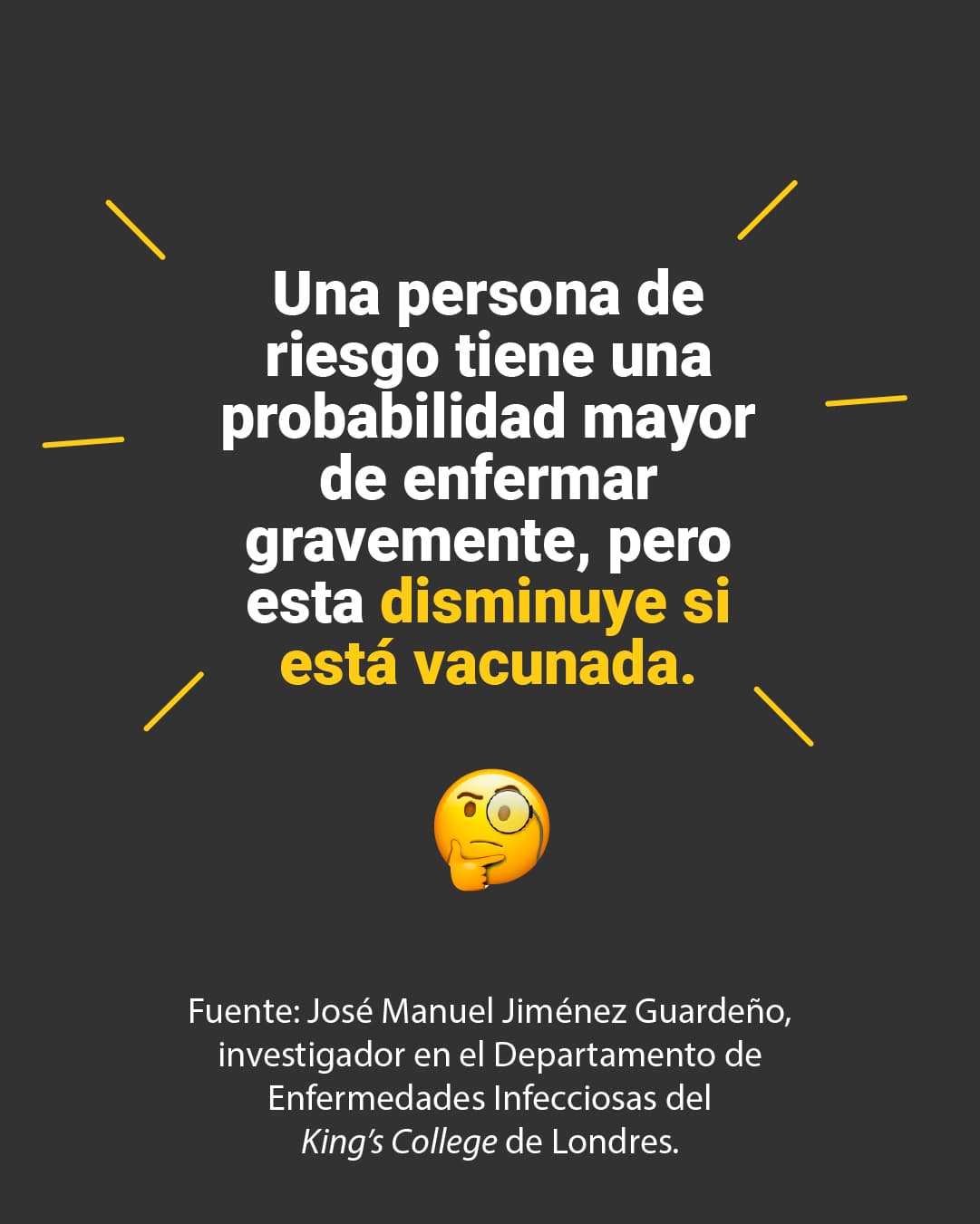 <u><a href="https://www.univision.com/noticias/probabilidad-sobrevivir-covid-19-vacunados-es-mayor-que-no-vacunados-vacunas-protegen">Aquí puedes leer la explicación completa de <b>elDetector</b>.</a></u> 
<br>