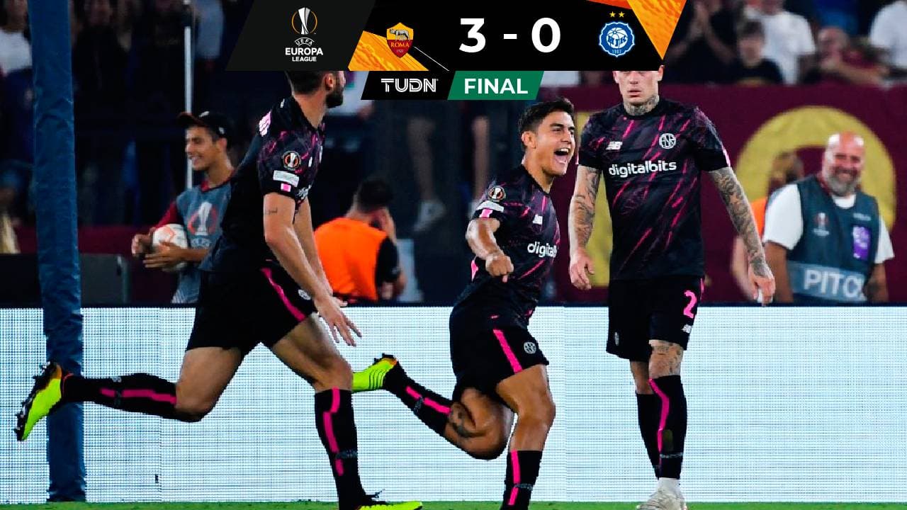 Con Dybala de figura, la Roma venció en casa al HJK Helsinki
