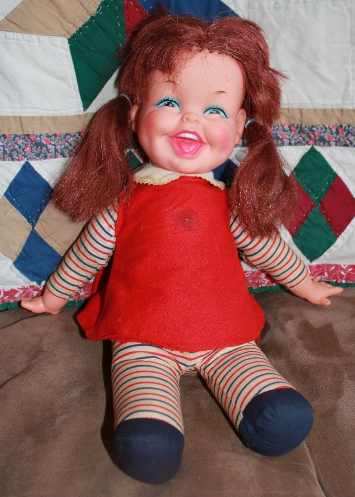 <b>Baby Laugh A Lot: </b> Solo apreta un botón y esta muñeca comienza a reirse de una forma que asusta hasta a los más valientes.