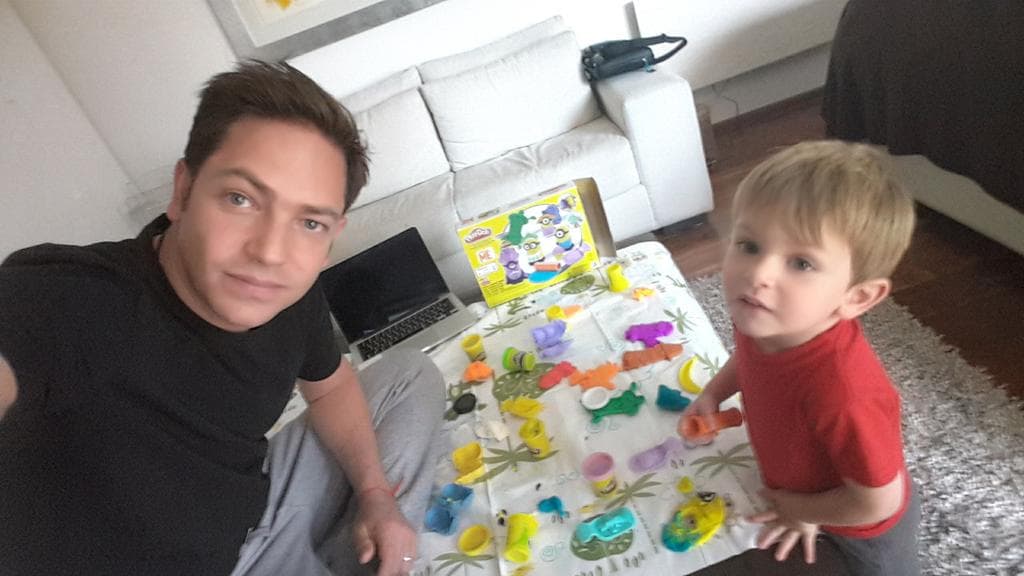 ¡El héroe de Diego es papá!