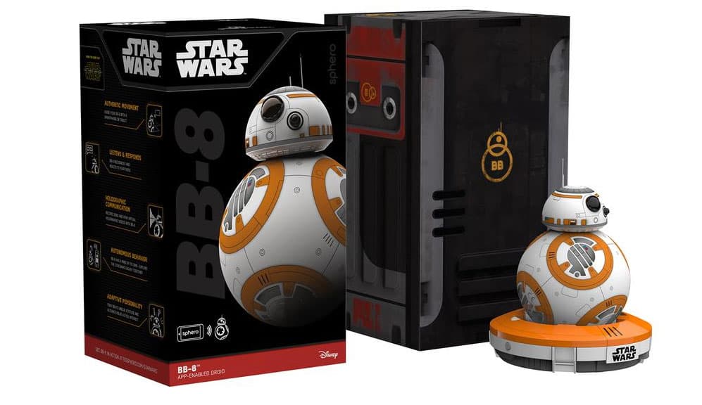 Este es uno de los juguetes más buscados, un androide BB8.