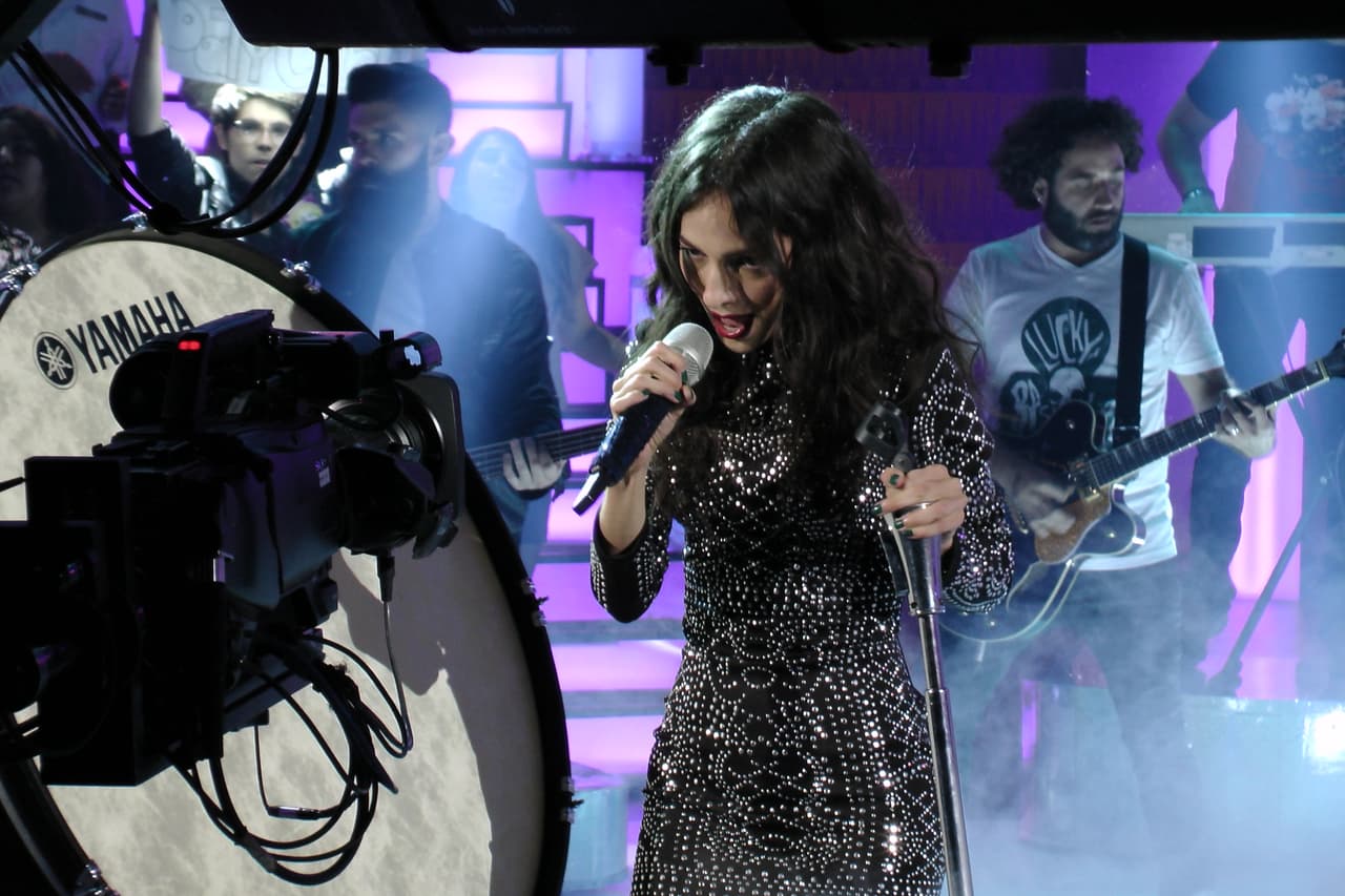 Paty Cantú derrochó energía.