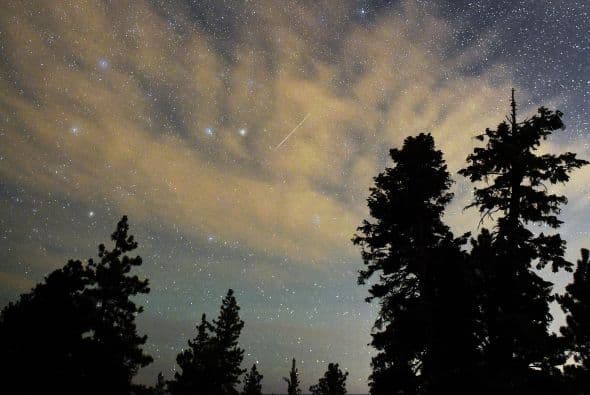 Por ello, brillan durante varios segundos como si fuesen estrellas fugaces. Aquí, el área Nacional de Recreación de las Montañas en Nevada.