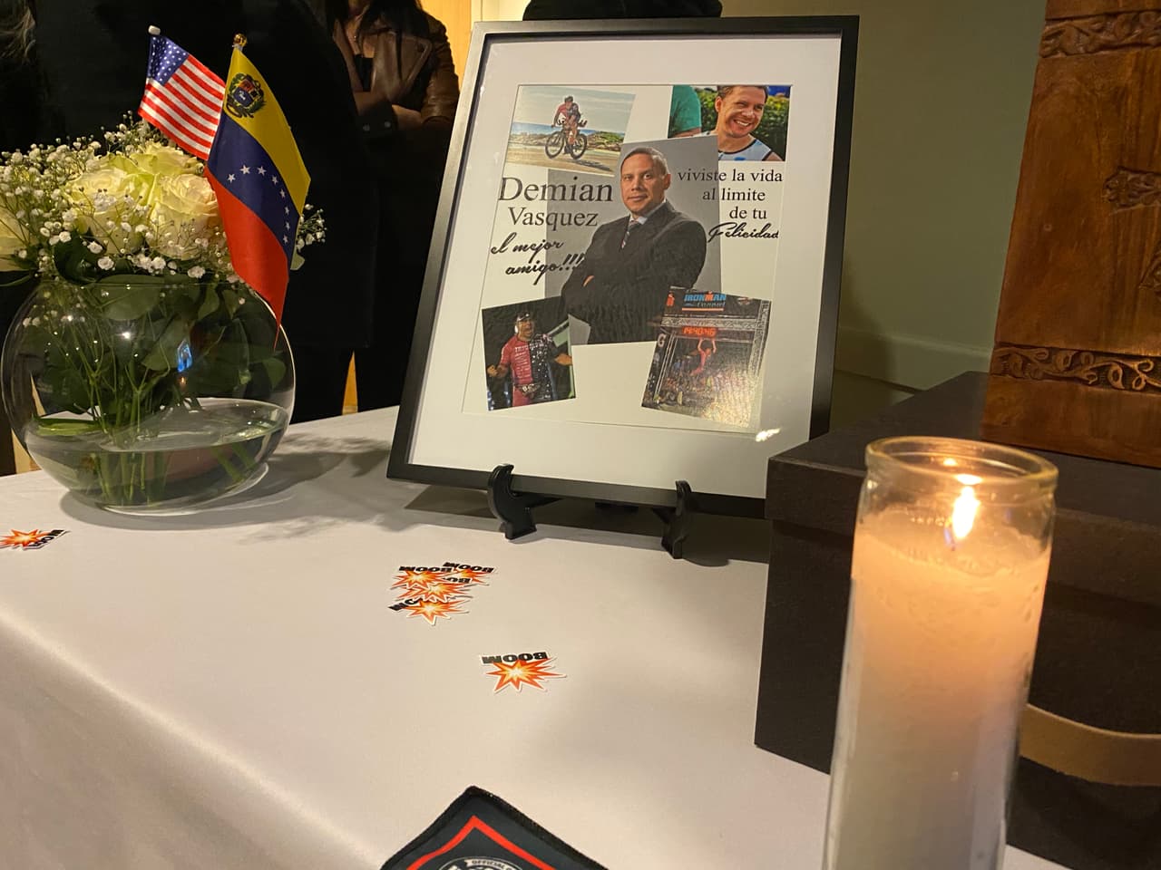 Con una emotiva ceremonia religiosa familiares y amigos de Demián Vásquez se congregaron en la iglesia Inmaculado Conrazón de María en Atlanta para rendir un sentido homenaje a quien en vida dedicó sus logros y sus sueños a sus seres queridos.