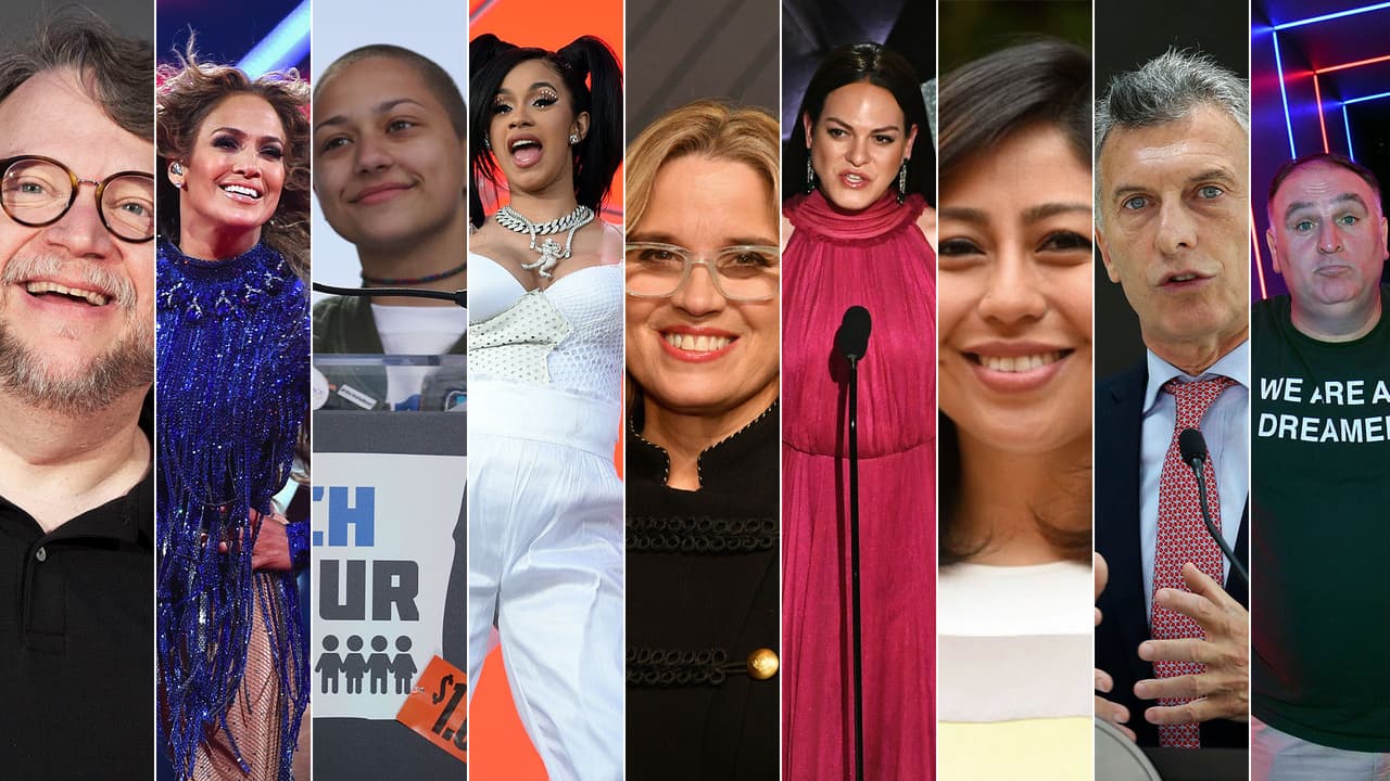 <b>Guillermo del Toro, Jennifer Lopez, Cardi B, Daniela Vega, Emma González, Carmen Yulín Cruz, José Cruz, Cristina Jiménez y Mauricio Macri</b>, fueron reconocidos por sus labores sociales o por destacarse en sus campos profesionales.
<br>
<br>