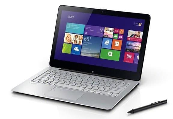 11. COMPUTADORAS QUE EXPLOTAN. Las baterías de unas 535 mil computadoras “Vaio Fit 11A”, de Sony, corrían el riesgo de calentarse y explotar, por lo que en abril de 2014 fueron retiradas del mercado. (Imagen tomada de Twitter).