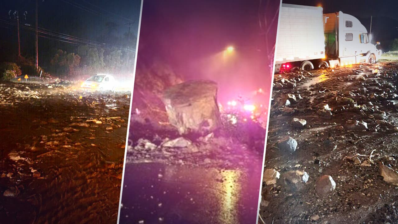 Deslizamientos de tierra por fuertes lluvias provoca cierre de carreteras