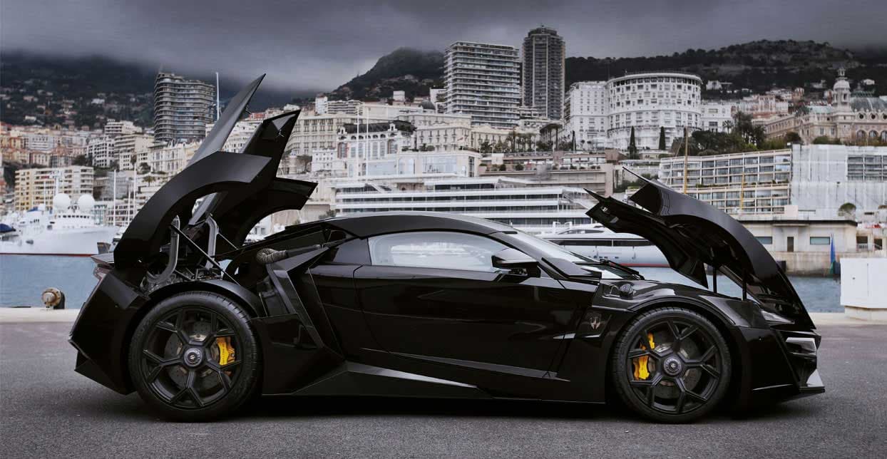 <b>W Motors Lykan Hypersport</b>
<br>Precio: 3.4 millones de dólares
