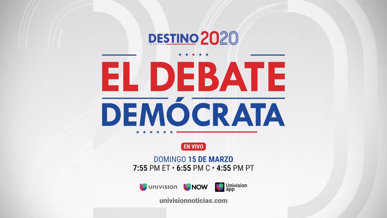 Sigue en vivo el debate demócrata, organizado por Univision y CNN