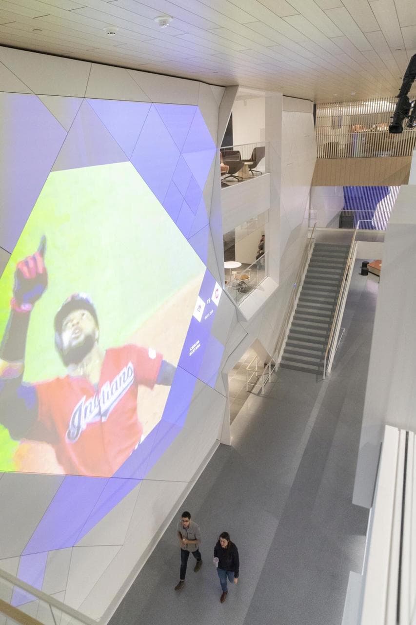 Así lucen las nuevas oficinas, en New York, del mejor béisbol del mundo.