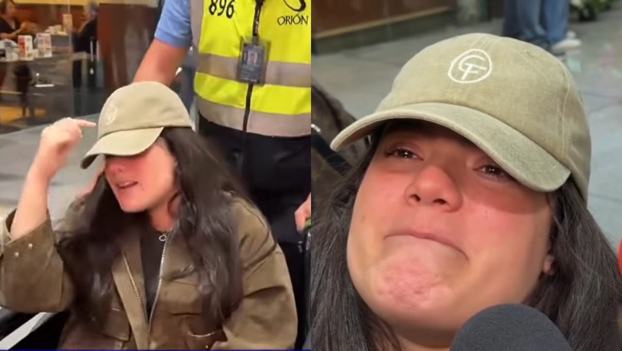 Camila Fernández aparece en silla de ruedas y en llanto tras anunciar su embarazo