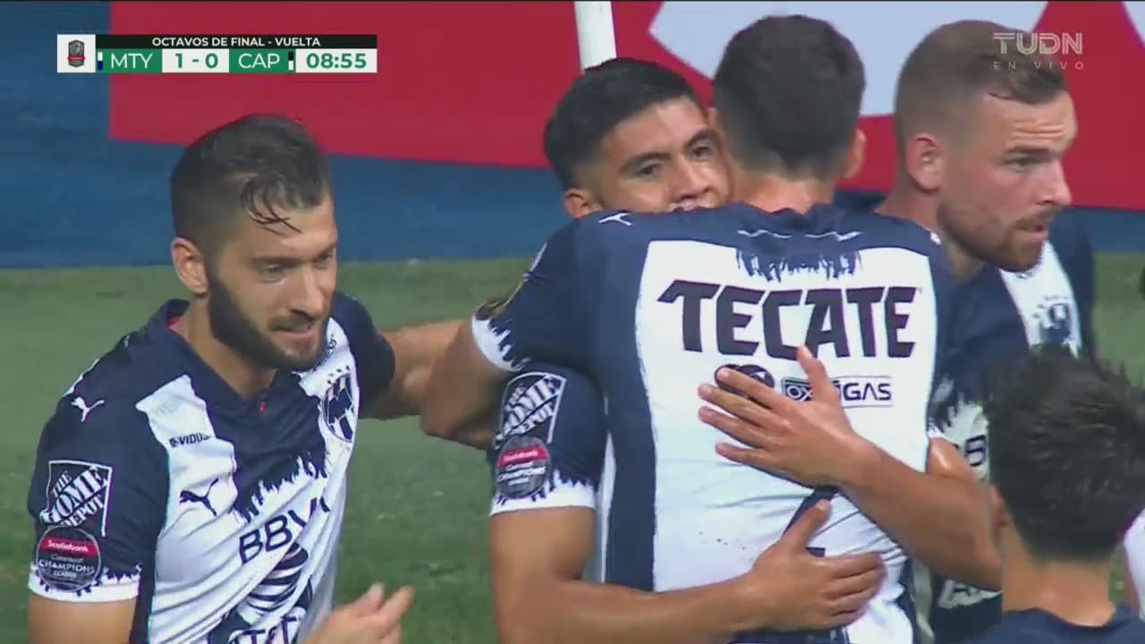 ¡Gol de Rayados! Gustavo Sánchez pone el 1-0 sobre Pantoja