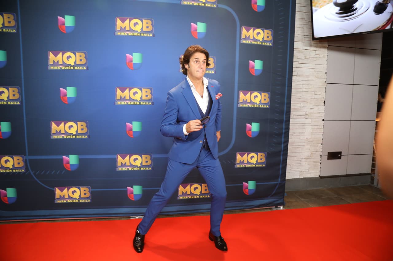 'Poty' mostró su buen humor haciendo algunos de sus mejores pasos de baile.