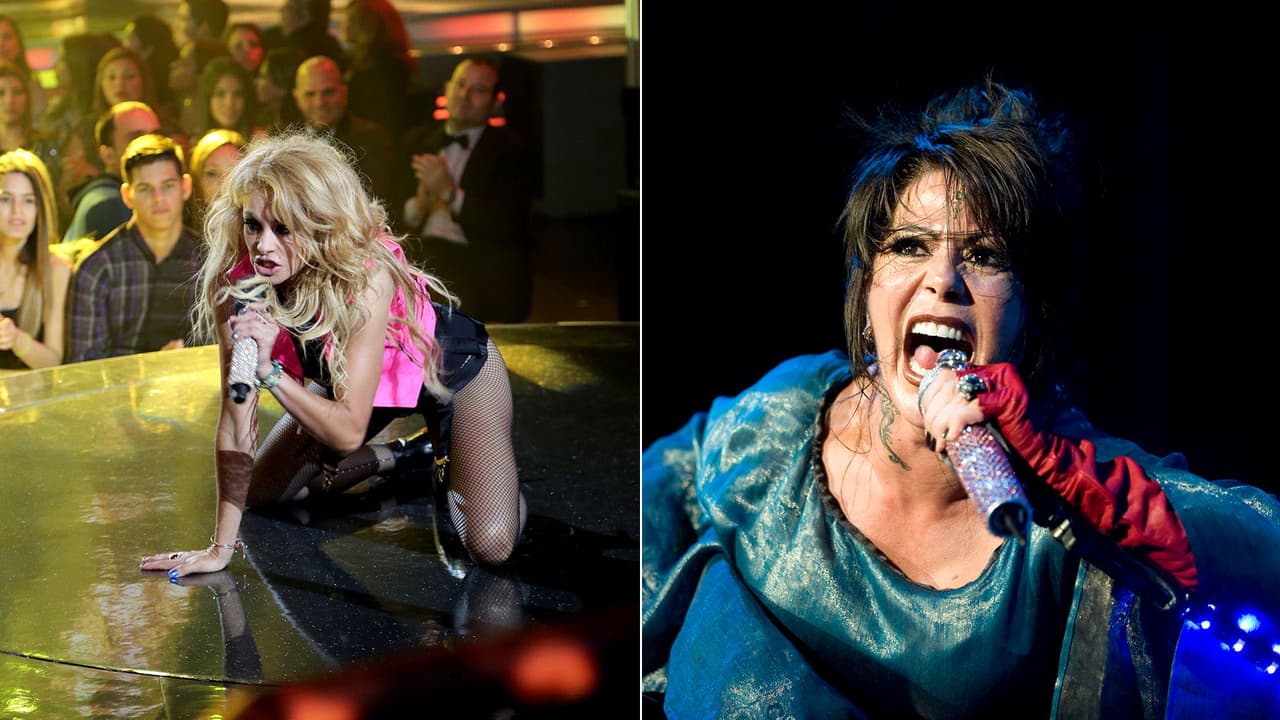 <b>Paulina Rubio y Alejandra Guzmán</b>: su enemistad nació por los ojos de Erick Rubín y alcanzado a tal grado que,mientras la ‘Chica dorada’ cantaba ‘Mío’, la rockera mexicana le contestaba “Hey güera”. ¡Delicado!
<br>