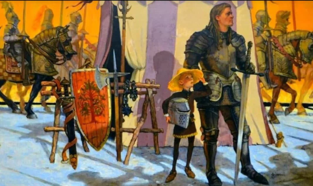 Ilustración de 'Un caballero de los siete reinos: El caballero errante'