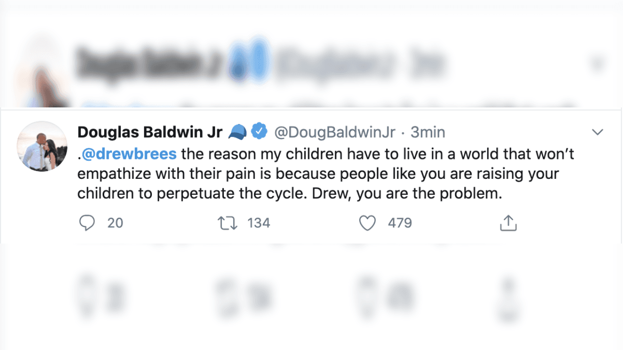 Así reaccionan deportistas y personas famosas ante las polémicas declaraciones del QB de los Saints.